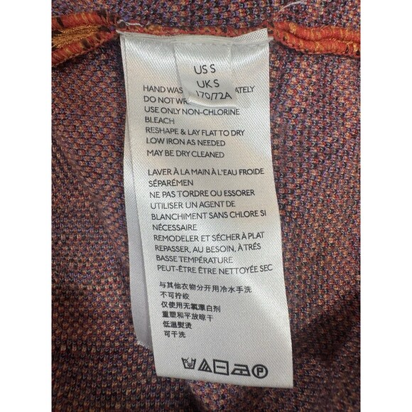 Anthropologie Maeve Delphinia Floral Knit Pencil Skirt Red Floral Women Small - Picture 5 of 6